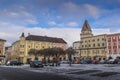 ÃÂ¡entral square in Freistadt - Upper Austria Royalty Free Stock Photo