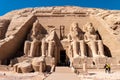 Entrance of Abu Simbel Temple Egypt Royalty Free Stock Photo
