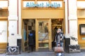 Entrance Of The AH Supermarket At Nieuwendijk Street 24 Amsterdam The Netherlands 2019