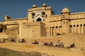 Entrance of the Amber fort in Jaipur