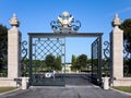 Entrance of the American Military Cemetery in Nettuno