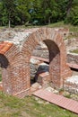 Entrance of The ancient Thermal Baths of Diocletianopolis, town of Hisarya, Bulgaria