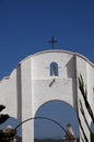 Entrance Arch at San Xavier del Bac the Spanish Catholic Mission Tucson Arizona Royalty Free Stock Photo