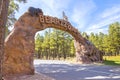 Entrance Arch To Bearizona Royalty Free Stock Photo