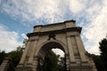 Entrance arch to a Park in Dublin downtown