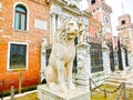 Entrance of the Arsenale. Venice, Italy Royalty Free Stock Photo