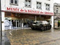 Entrance of The Battle of the Bulge Museum in La Roche-en-Ardenne. Royalty Free Stock Photo