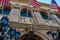 The Entrance Into The Boston Public Library McKim Building Royalty Free Stock Photo