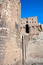 Entrance bridge Citadel Aleppo Syria Royalty Free Stock Photo