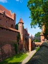 Entrance bridge od Malbork Castle