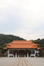 Entrance building of national revolutionary martyrs` shrine in Taipei, Taiwan, ROC