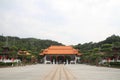Entrance building of national revolutionary martyrs` shrine in Taiwan