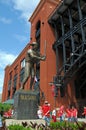 Entrance of Busch Stadium Royalty Free Stock Photo