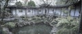 The entrance at Canglang PavilionCang Lang TÃÂ­ng built on 1045 is a classic garden and famous landmark at Suzhou,Jiangsu,China Royalty Free Stock Photo