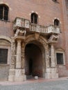 The entrance of the captains palace in Verona