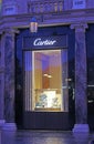 Entrance of a Cartier store Royalty Free Stock Photo