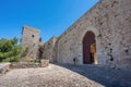 Entrance of Castle of Santa Catalina and Watchtower - Jaen, Spain Royalty Free Stock Photo