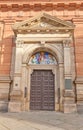 Entrance of Cathedral of St Wenceslaus in Prague