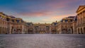 Entrance of Chateau de Versailles, near Paris in France Royalty Free Stock Photo