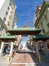 The entrance of Chinatown in San Francisco