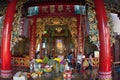 Entrance of Chinese Temple in Thailand