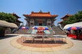 Entrance of Chinese temple of wat Leng Noei Yi 2 Royalty Free Stock Photo