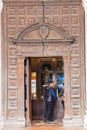 Entrance of church La Chiesa Santa Maria Dei Servi