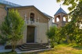 Entrance Church of St. George was built in 1855. Gakh city, Azerbaijan