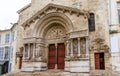 Entrance of the Church of St. Trophime in Arles Royalty Free Stock Photo