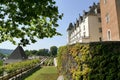 The facade of the ChÃÂ¢teau de Pau and the gardens Royalty Free Stock Photo