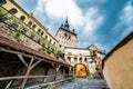 Entrance of the citadel in Sighisoara