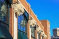 Entrance of Comerica Park stadium, home of the Detroit Tigers team.