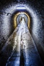Entrance corridor in the salt mine Turda, Cluj, Ro Royalty Free Stock Photo
