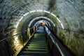 Entrance corridor in the salt mine Turda, Cluj, Ro Royalty Free Stock Photo