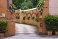 Entrance of the courtyard of the famous Palazzo Brancaccio