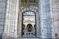 Entrance into the courtyard of Suleymaniye Mosque, Istanbul, Turkey Royalty Free Stock Photo