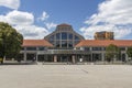 Entrance of the Deutsches Museum Verkehrszentrum in Munich, 2015 Royalty Free Stock Photo