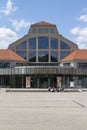 Entrance of the Deutsches Museum Verkehrszentrum in Munich, 2015 Royalty Free Stock Photo