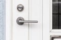 Entrance door handle Royalty Free Stock Photo