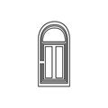 Entrance door icon. Element of Door for mobile concept and web apps icon. Thin line icon for website design and development, app Royalty Free Stock Photo