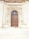 Entrance door of Juma & x28;Friday& x29; mosque in Baku