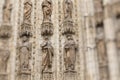 Entrance door of Sevilla Cathedral. Sevilla, Spain Royalty Free Stock Photo