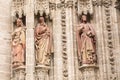 Entrance door of Sevilla Cathedral. Sevilla, Spain Royalty Free Stock Photo