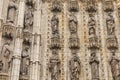 Entrance door of Sevilla Cathedral. Sevilla, Spain Royalty Free Stock Photo