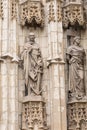 Entrance door of Sevilla Cathedral. Sevilla, Spain Royalty Free Stock Photo