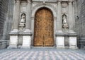 Entrance door to Metropolitan Cathedral in Mexi