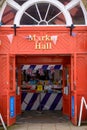 Entrance door to Richmond indoor Market Hall