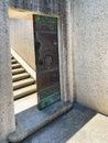 Entrance door at the Wrigley Memorial Monument on Santa Catalina Island