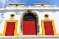 Entrance doors from bullring, seville, spain Royalty Free Stock Photo