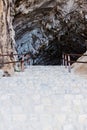 Dripstone cave entrance